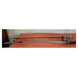 2 decorative swords