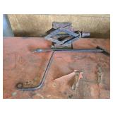 Vintage working car jack