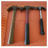 Lot of 3 misc hammers