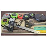 Lot of measuring tapes