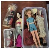 Estate lot of dolls