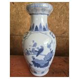 Blue and white porcelain vase