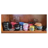 Estate lot of Harley Davidson mugs and more
