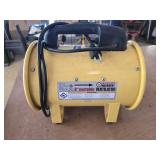 8" portable machinery ventilator