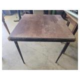 Vintage Wooden Sewing Machine Table
