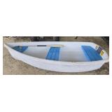 White 360 lbs Limit Paddle Boat