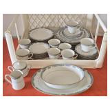 44 pc of Contemporary Noritake OBERLIN 2486 China