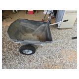 Plastic wheel barrow
