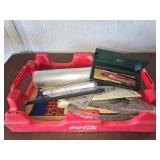 Coca cola tray with miscellaneous