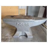 Solid 55 pound anvil