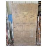 Lot of 5 Wooden Doors Some With Hardware