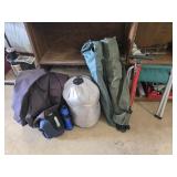 Estate lot of camping items