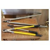 Lot of 3 Large Tree Clippers