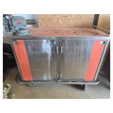 Stainless steel industrial food cart NOT VICE