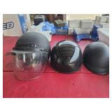 Lot of 3 motorcycle helmets