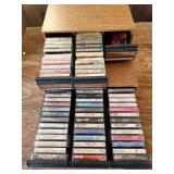2 Boxes of Vintage Cassette Tapes Music