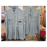 Lot of 2 Harley Davidson denim jackets