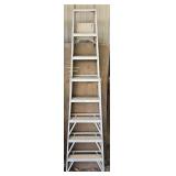 Approx 8 ft Silver Aluminum Ladder