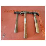 Lot of 3 misc hammers