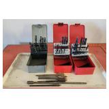 Tray lot of misc drill bits SEE DESC