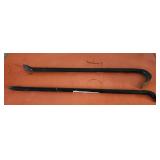 Crowbar and lock ring tool