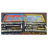 2 sets of 40 piece drive ratchet sets