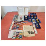 Huge lot of misc military metals & memorabilia