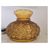 Amber color lamp shade