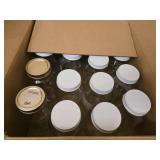 Estate lot of glass jars