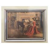 Framed cardboard print