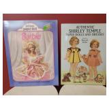 2 vintage paper doll books