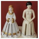 Ceramic doll napkin holders