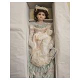Court of Doll new in box porcelain doll