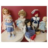 Lot of Porcelain dolls