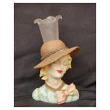 Vintage ceramic head vase