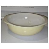 Vintage Pale Yellow Pyrex Glass Bowl