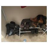 Estate lot of medical boots and boots