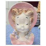 Vintage Ceramic Head Vase