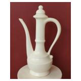 Unique white ceramic jeenie lamp