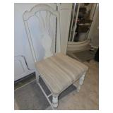 White wood chair