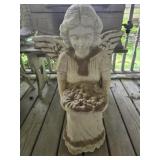 Ceramic like angel yard decor