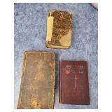 Lot of 3 very old books