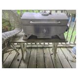 Pit boss gas grill and table
