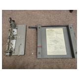 Lot of a paper cutter and hole puncher