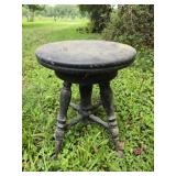 Vintage Black swivel stool