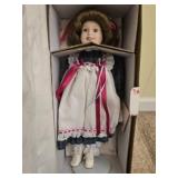 Porcelain collectible doll