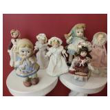 Lot of Porcelain dolls