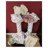 Box lot of baby doll clothes