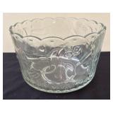 Decorative glass dish