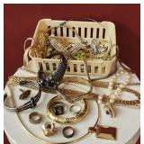 Bin full of Costume Jewelry